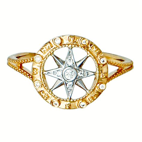 Compass Rose Ring 14kt Cedar Chest Sanibel