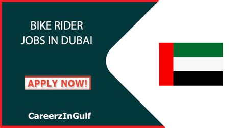 Urgent Bike Rider Jobs In Dubai UAE 2024 With Good Salary