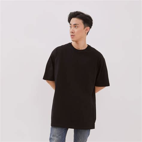 Promo KOZE Oversized Comfort T Shirt Kaos Polos Oversized Mustard