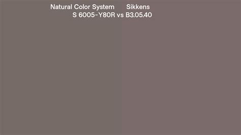 Natural Color System S Y R Vs Sikkens B Side By Side