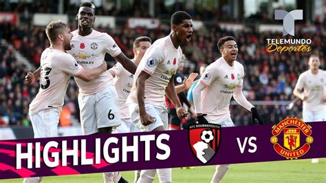 Bournemouth Vs Manchester United 1 2 Goals And Highlights Premier