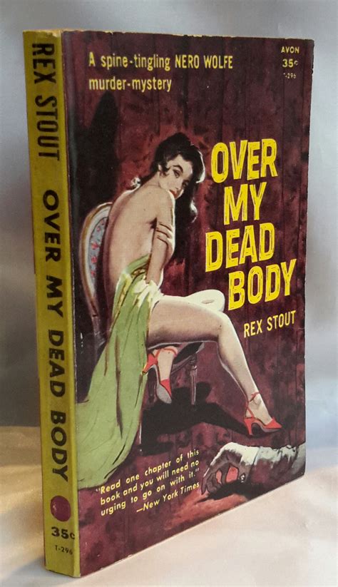 Over My Dead Body By Stout Rex 1940 Addyman Books