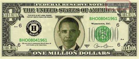 One Million Dollar Bill Printable Images And Photos Finder