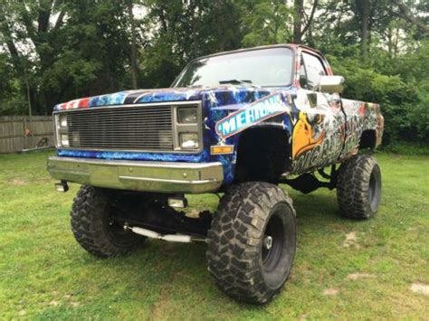 Buy Used 84 Chevy Short Bed C20 K20 Mericah Edition Custom Lifted