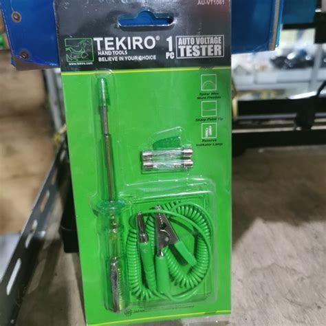 Jual Tespen Tekiro Test Pen Dc Testpen Auto Voltage Tester Di Lapak