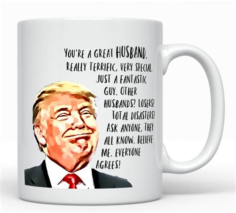 Trump Mug For Husband T Coffee Mug From Wife Funny Etsy