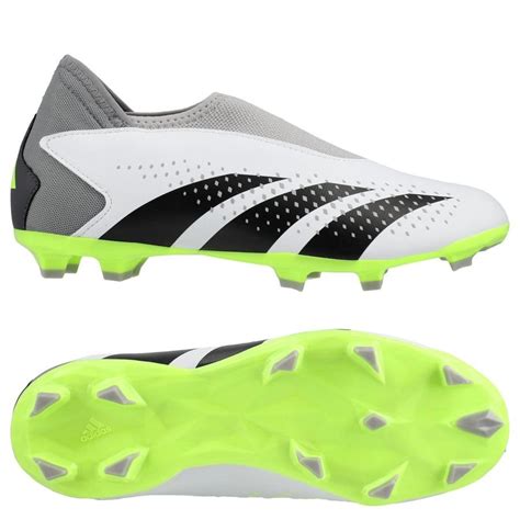 Adidas Predator Accuracy Laceless Fg Crazyrush Wei Schwarz Lucid