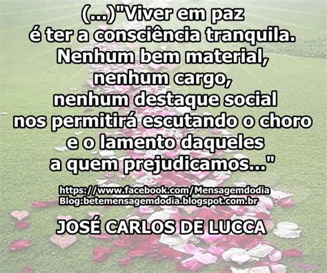 Mensagem Do Dia Doutrina Esp Rita Felicidade Consci Ncia Tranquila