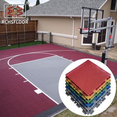 Basketball Court Gym Interlocking Pp Tiles Waterproof Volleyball Floor