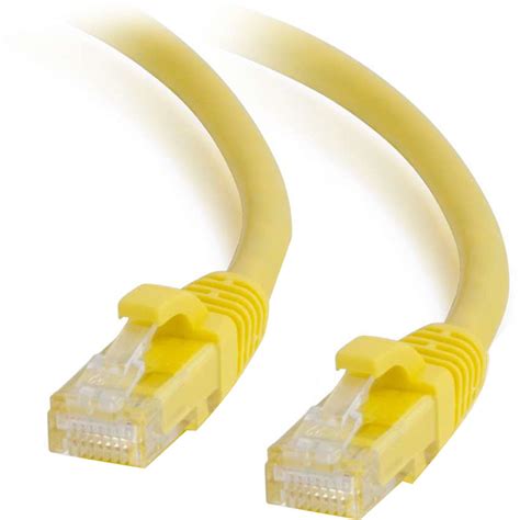 C2g Cat 6 Snagless Unshielded Patch Cable 2 Yellow 04007 Bandh