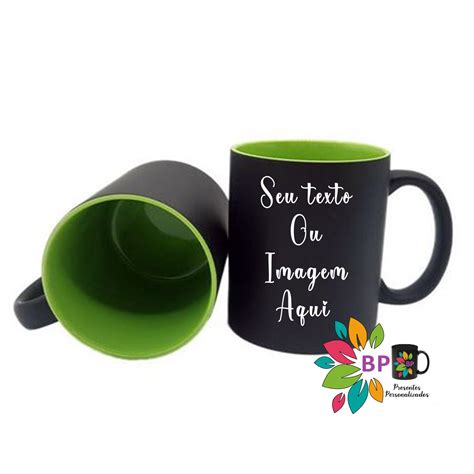 Caneca M Gica Personalizada Interior Colorido Elo