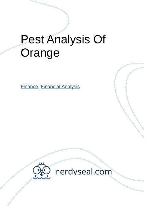 Pest Analysis Of Orange Words Nerdyseal