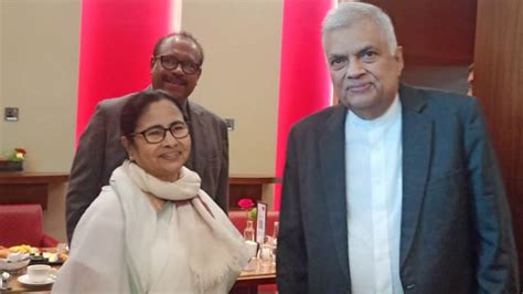 Mamata Banerjee Meets Sl President Ranil Wickremesinghe At Dubai