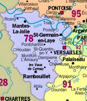 Carte Des Cantons Du D Partement Des Yvelines