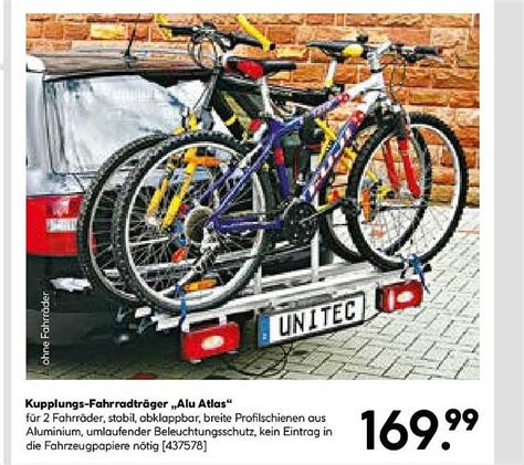 Kupplungs Fahrradtr Ger Alu Atlas Angebot Bei Hellweg Prospekte De