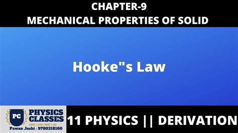 Hookes Law Youtube