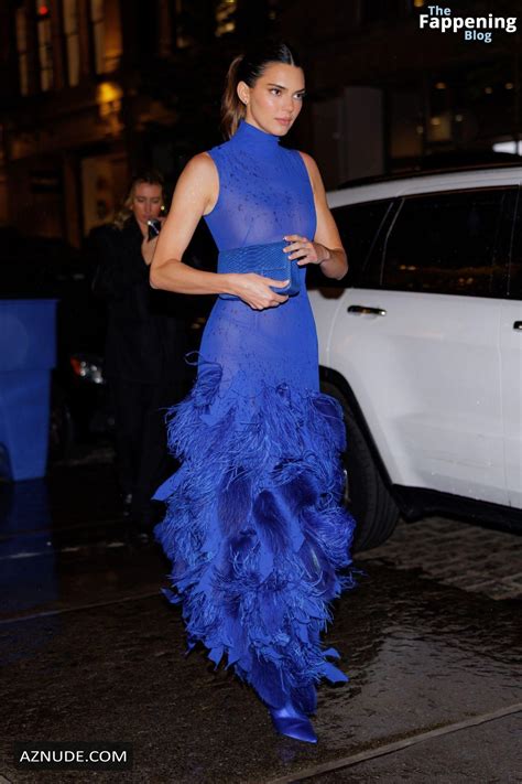 Kendall Jenner Flaunts Her Sexy Nude Tits At Chanel Event In Nyc AZNude