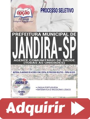 Material De Estudo Processo Seletivo Prefeitura De Jandira Sp