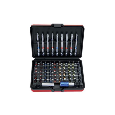 Jeu d embouts KS TOOLS Torsion Power Vissage à code couleur 71 pcs