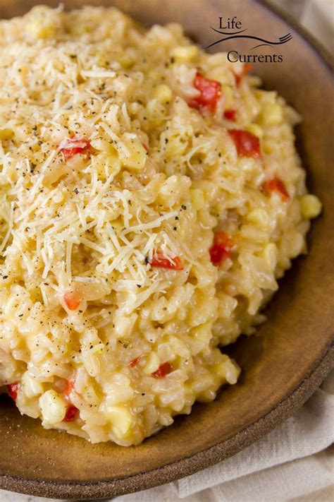 Corn And Red Pepper Risotto Recipe Easy To Make Risotto Recipes Easy