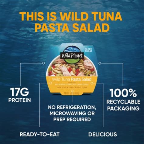 Wild Planet Ready to Eat Tuna Pasta Salad Bowl, 5.6 oz - Kroger