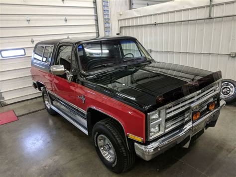 1987 Chevy Blazer K5 Silverado 350 4x4 1 Owner Low Original Miles For Sale