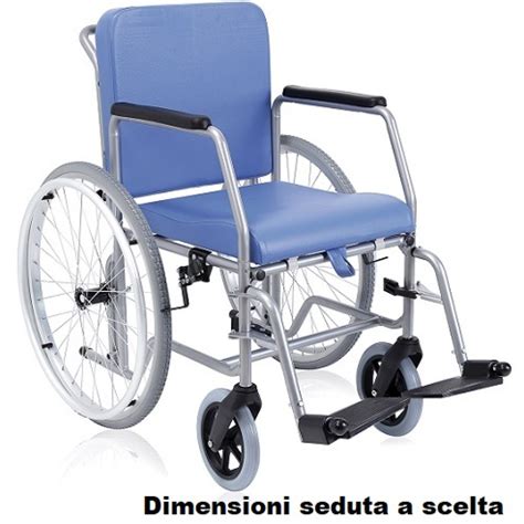 Comoda Per Anziani E Disabili Con Ruote Grandi E Braccioli Ribaltabili