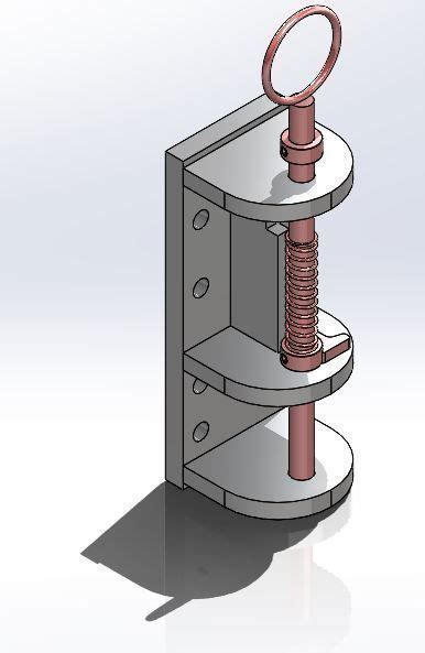 hitch spring loaded  model cgtrader