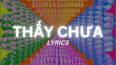 Ngọt Thấy Chưa Lyrics Video Youtube