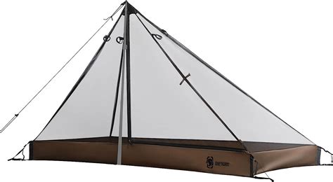 Onetigris Mesh Teepee Tent Ultralight 1 Person Screen Room With