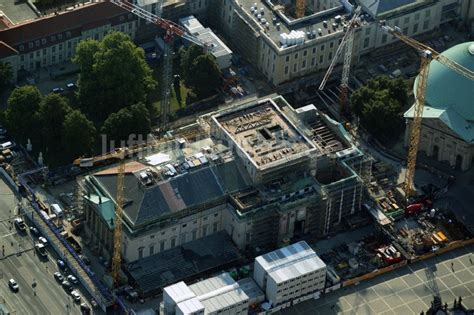 Luftaufnahme Berlin Umbau Und Sanierung Des Geb Udes Der Staatsoper