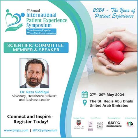 Dr Raza Siddiqui International Patient Experience Congress