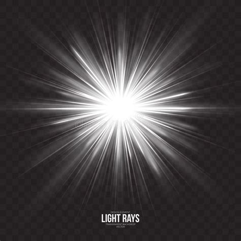 Abstract Gleaming Light Rays Vector Background Stock Vector