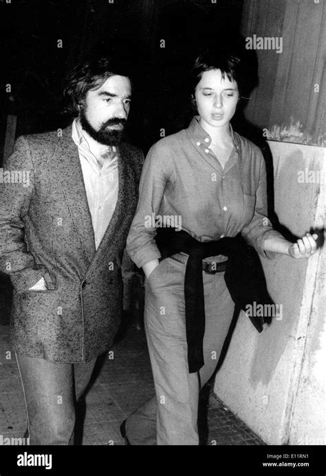 Actress Isabella Rossellini with husband Martin Scorsese Stock Photo ...