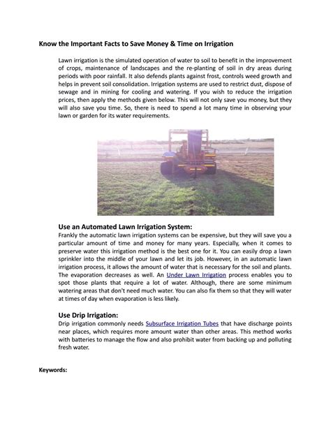 Domestic subsurface irrigation by subsurfaceirrigation - Issuu