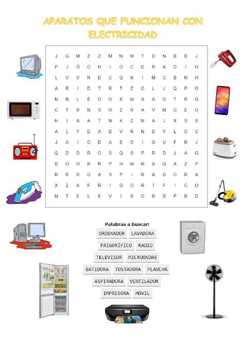 Actividad online de La energía eléctrica para 3 Puedes hacer los