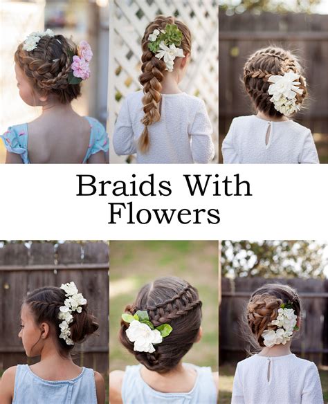 Braids With Flowers - Cute Girls Hairstyles