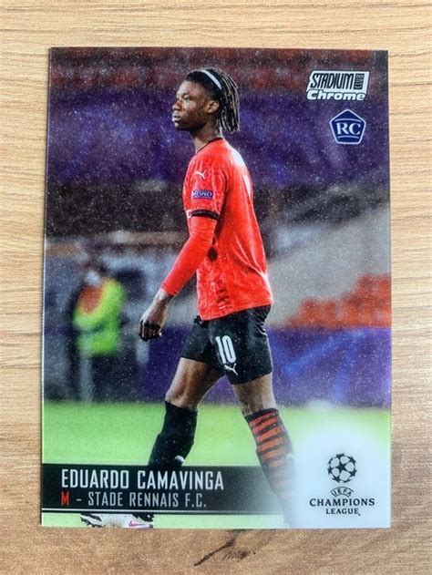 Soccer Eduardo Camavinga RC Topps Stadium Club Chrome Kaufen Auf