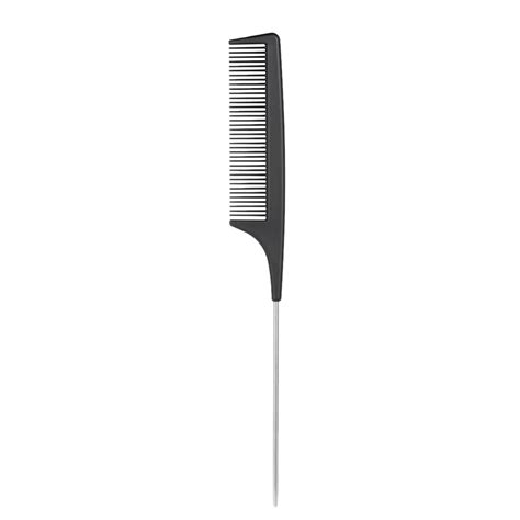 Salon Hair Hair Cutting Comb Stainless Steel Comb Handle Professional ...