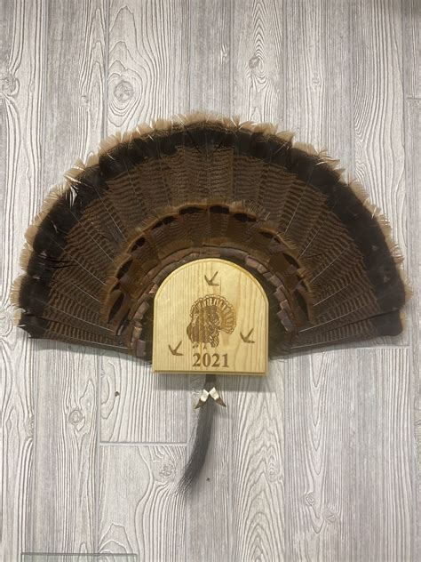 88 Turkey Fan Display Plaque Custom Outdoor Advantage