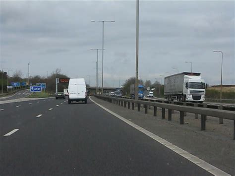 M1 Motorway At Junction 14 A509 © Peter Whatley Geograph Britain