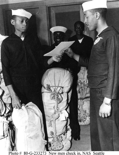 African Americans And The Us Navy World War Ii Seattle Washington