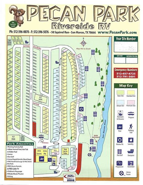 Pecan Park Riverside Rv Park In San Marcos Tx Has 116 Spacious Sites Get The Lay Of The Land