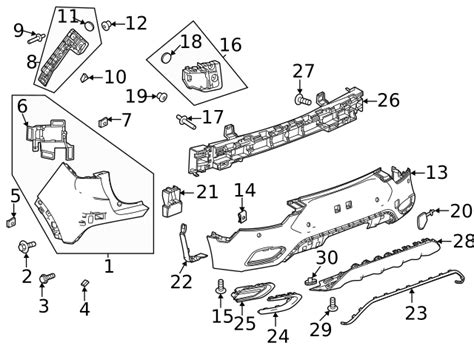 Primed Rear Bumper Lower Fascia Buick Encore Gx