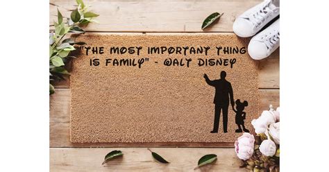 Walt Disney And Mickey Mouse Welcome Doormat Disney Doormats