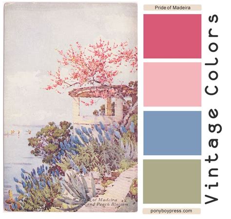 Pin On Vintage Color Palettes