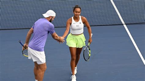 Leylah Fernandez And Jack Sock Reach Mixed Doubles Quarterfinals At The