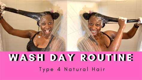 Wash Day Routine Start To Finish Type 4 Natural Hair Youtube