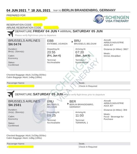 How To Book A Dummy Flight Ticket For Schengen Visa Application Visa