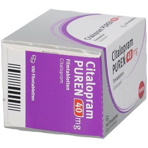 Citalopram Puren 40 Mg 100 St Mit Dem E Rezept Kaufen Shop Apotheke